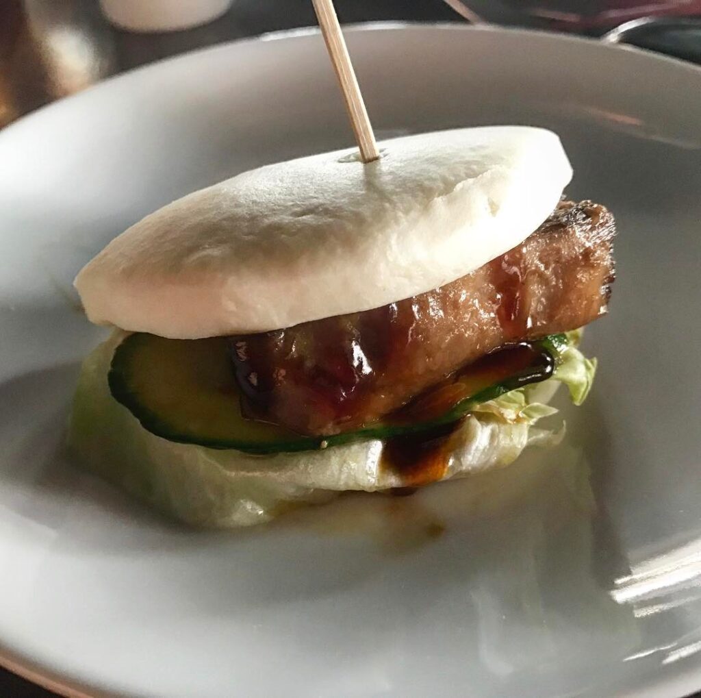 Pork Belly Bao Bun from Morimoto Asia at Disney Springs in Orlando