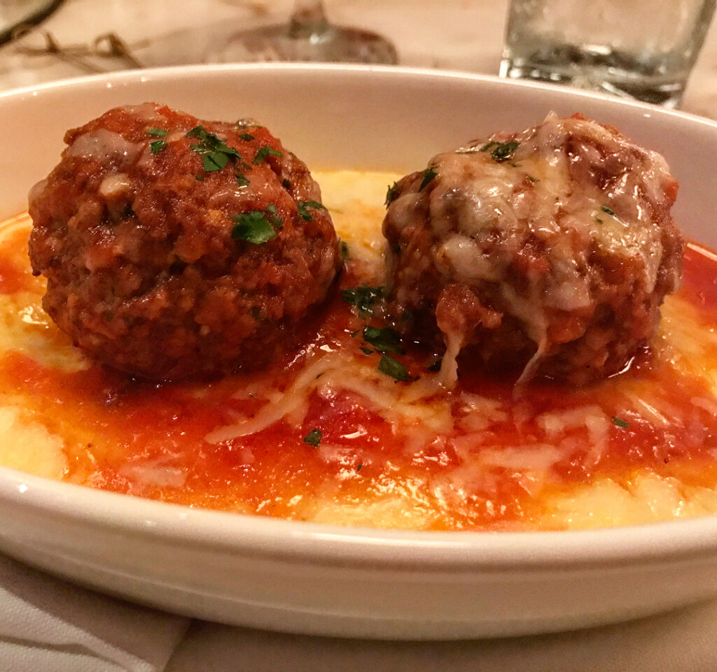 Polpettine (meatballs) from Enzo's Hideaway at Disney Springs in Orlando