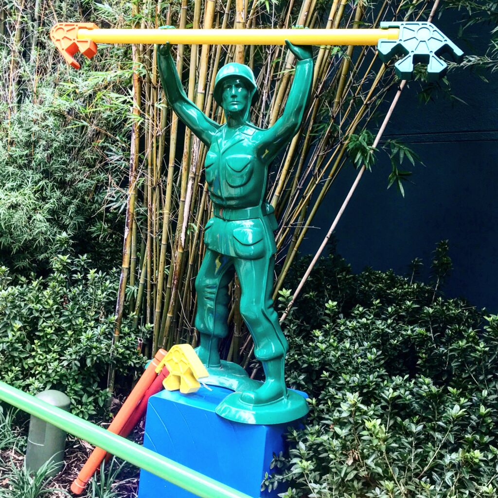 Some of the theming found around Toy Story Land at Disney's Hollywood Studios