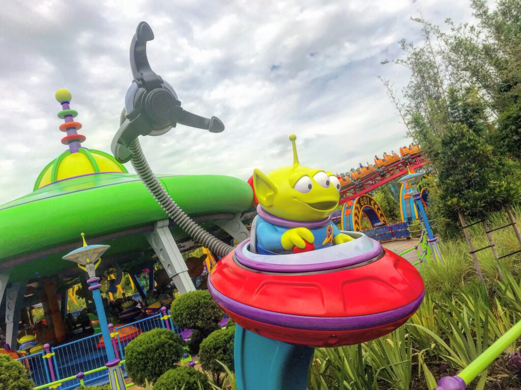 Alien Swirling Saucers in Toy Story Land at Disney's Hollywood Studios