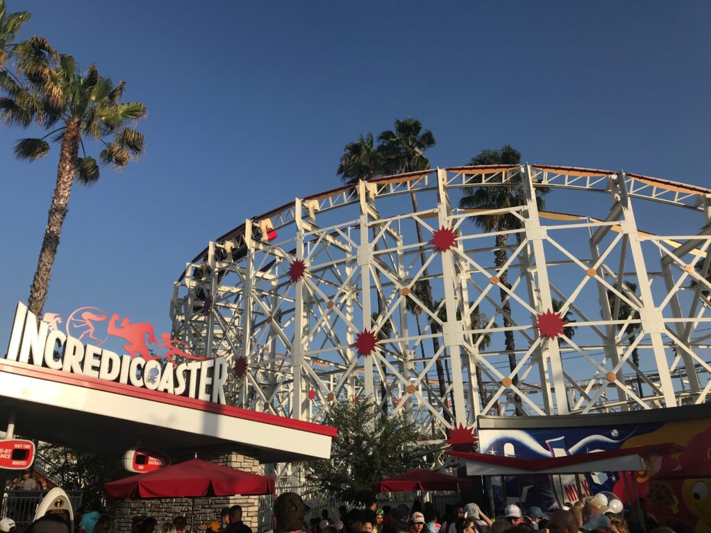 The Incredicoaster at Disneyland