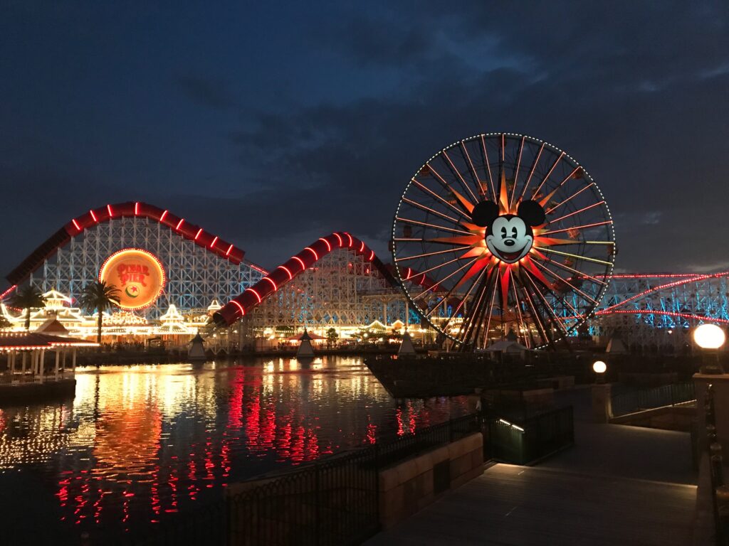 The Incredicoaster and Pixar Pal-a-Round at Disneyland