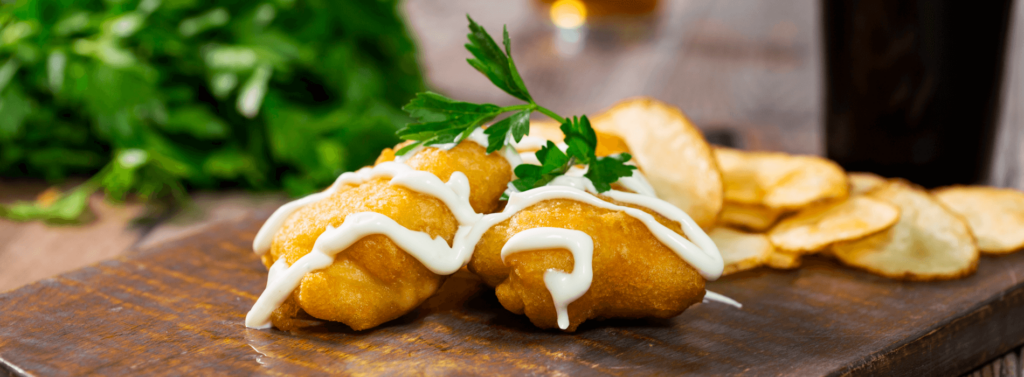 Fish & Chips available at Busch Gardens Tampa Bay Bier Fest