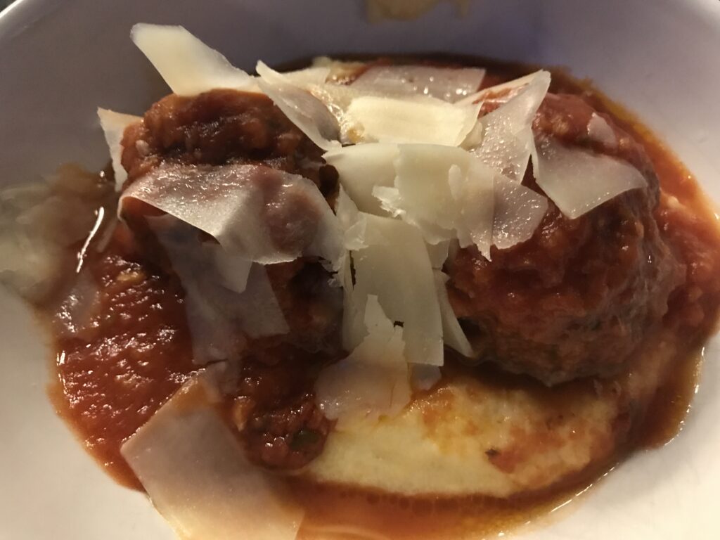 Meatballs from Terralina Crafted Italian at Disney Springs in Orlando