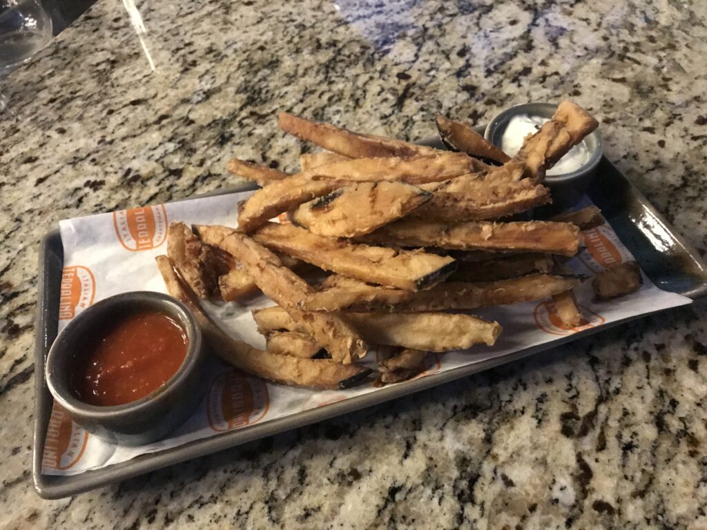 Eggplant Fries from Terralina Crafted Italian at Disney Springs in Orlando