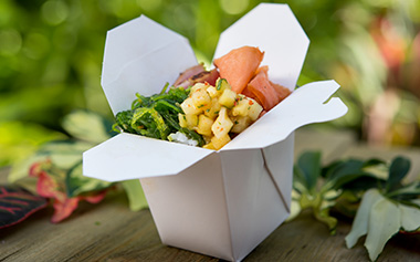 Poke Bowl from the SeaWorld Seven Seas Food Festival