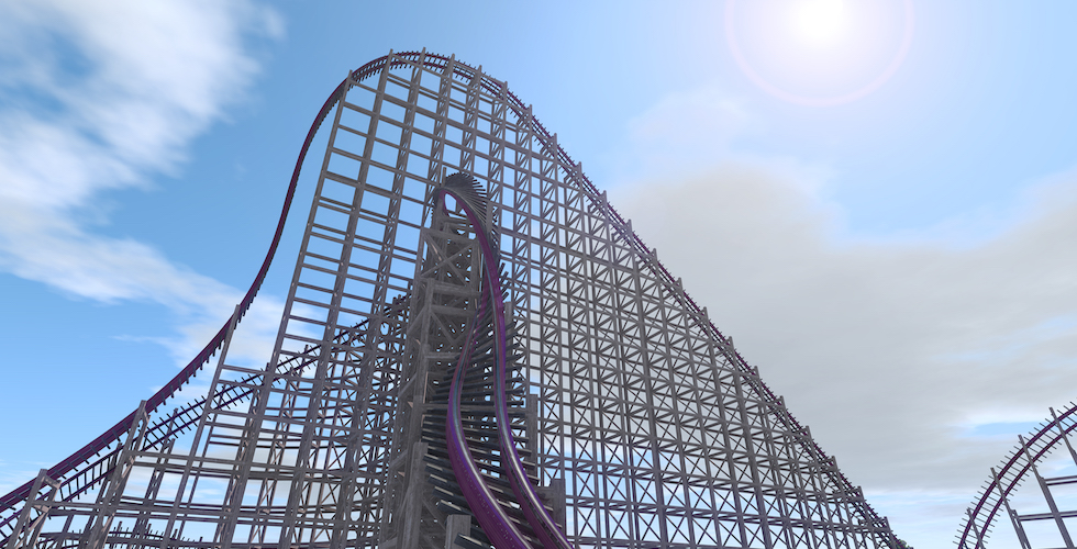 Rendering of the Gwazi replacement coaster at Busch Gardens Tampa Bay.  Photo credit: Busch Gardens