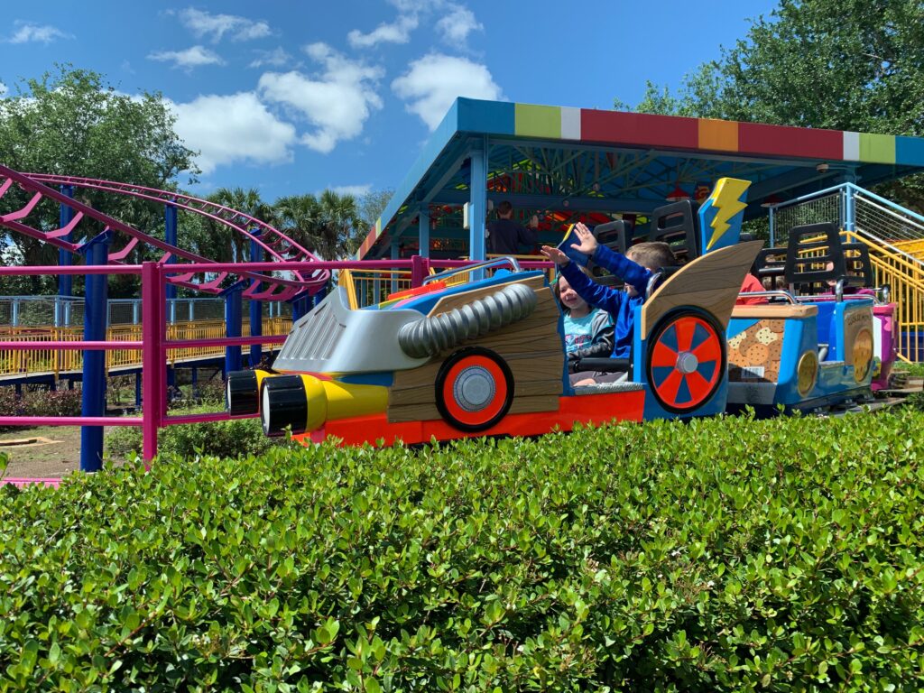 Grover's Box Car Derby at SeaWorld Orlando