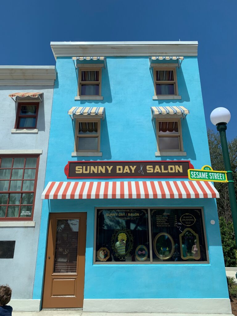 Sunny Day Salon along Sesame Street at SeaWorld Orlando