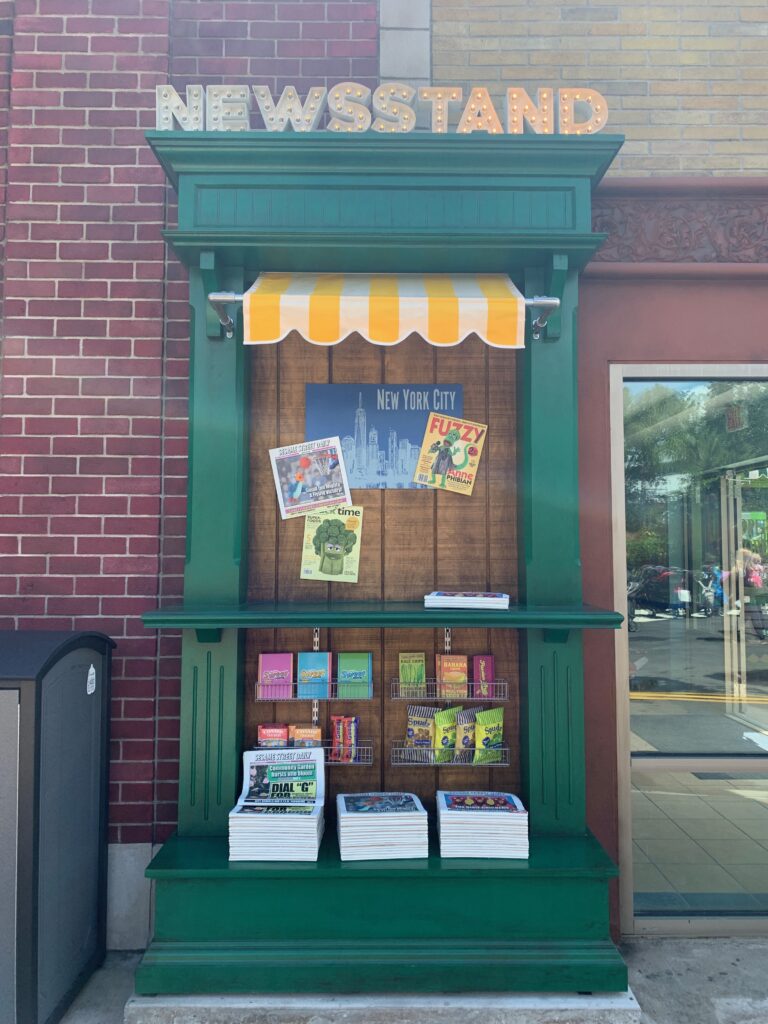 Some of the theming along Sesame Street at SeaWorld Orlando