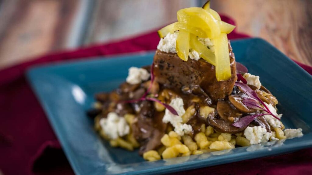 Braised Beef “Stroganoff” from the 2019 Epcot International Food & Wine Festival