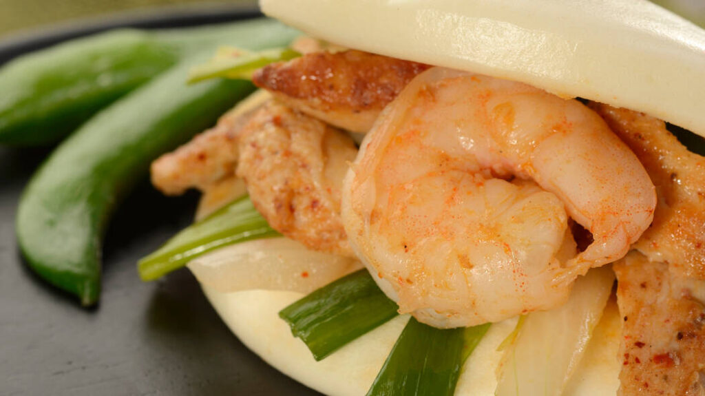 Mala Chicken and Shrimp Bao Bun from the 2019 Epcot International Food & Wine Festival