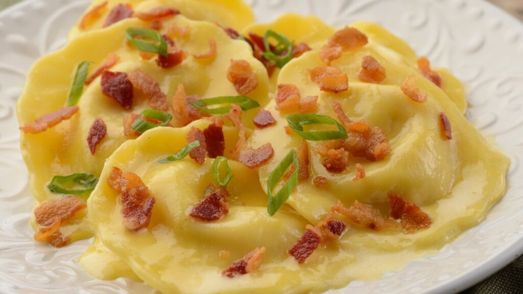 Ravioli Carbonara from the 2019 Epcot International Food & Wine Festival