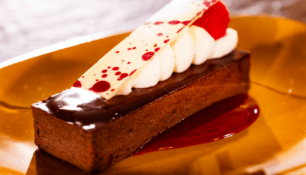 Dark Chocolate Raspberry Tart from the 2019 Epcot International Food & Wine Festival