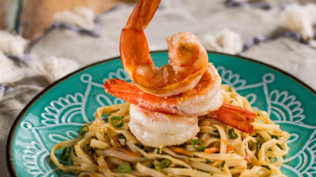 Shrimp and Cold Noodle Salad from the 2019 Epcot International Food & Wine Festival