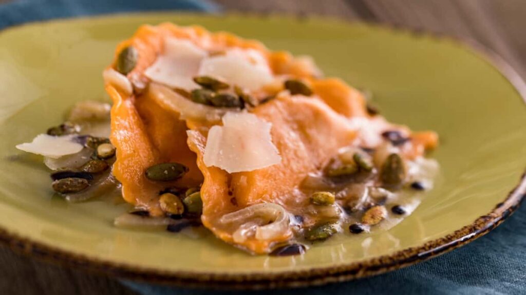 Butternut Squash Ravioli from the 2019 Epcot International Food & Wine Festival