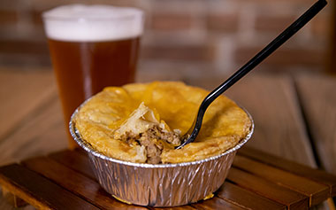 Cheeseburger Pie available at the 2019 Seaworld Orlando Craft Beer Festival